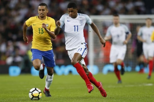 Rashford e Marquinhos - Inglaterra x Brasil