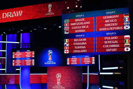 O sorteio que definiu os grupos da Copa do Mundo teve fortes emoções