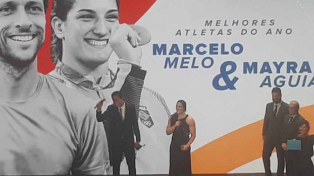 Mayra Aguiar e Marcelo Melo