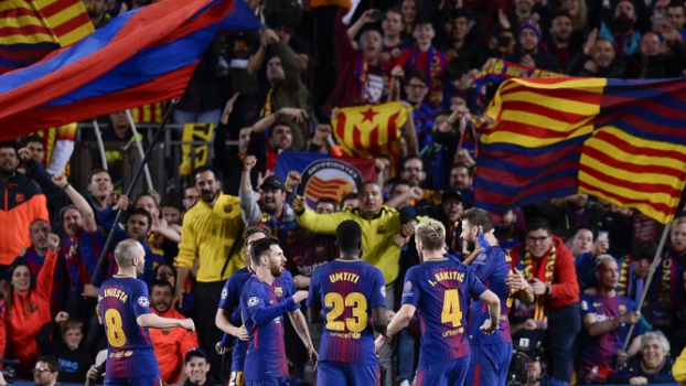 Roma Faz Dois Contra E Barca Goleia Na Ida Das Quartas Da Champions Lance