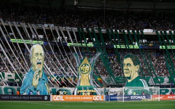 Torcida que canta, vibra e lota estádio prepara mosaico 3D para o jogo contra o Flamengo
