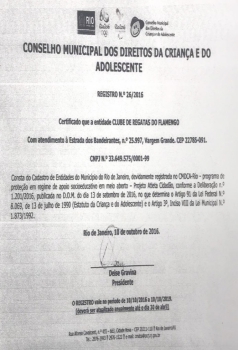 Documentos Flamengo