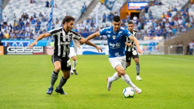 Resultado de imagem para botafogo e cruzeiro empatam