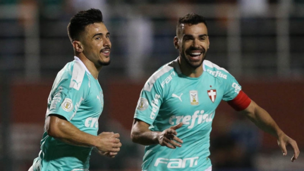 Palmeiras x CSA - Willian Bigode e Bruno Henrique