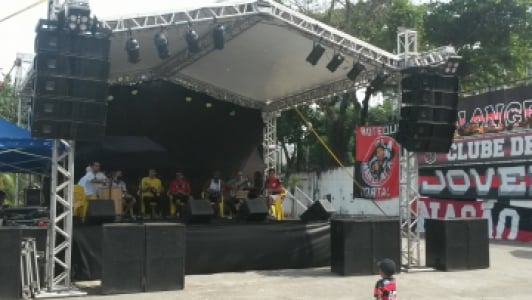 Primeiro dia de Flamengo 120 anos na Gávea (Foto: David Nascimento/LANCE!Press)