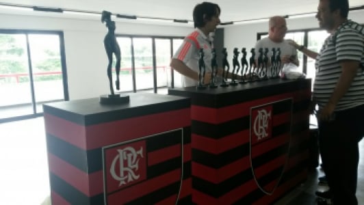 Primeiro dia de Flamengo 120 anos na Gávea (Foto: David Nascimento/LANCE!Press)