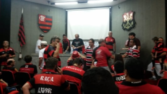 Primeiro dia de Flamengo 120 anos na Gávea (Foto: David Nascimento/LANCE!Press)