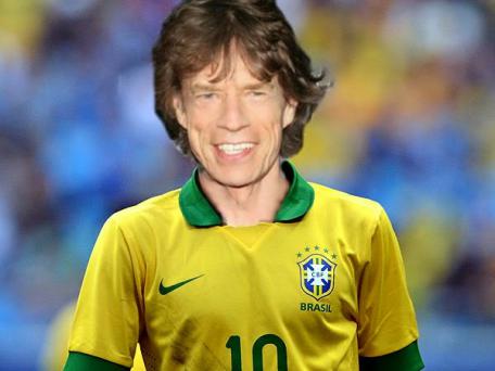 mick jagger camisa do sao paulo