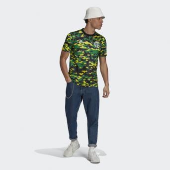 camisa flamengo verde amarela