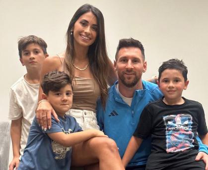 La esposa de Messi comenta la publicación de Grêmio sobre el anuncio de Suárez