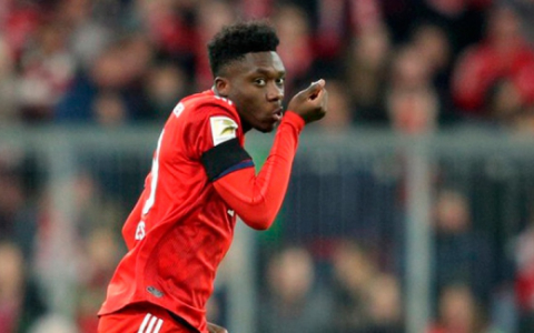 8º lugar: Alphonso Davies (lateral-esquerdo - canadense) - Bayern de Munique