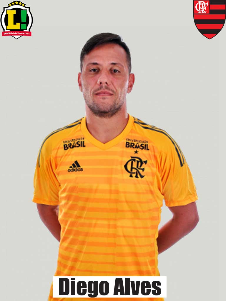 Diego Alves - 6,0 - Não teve culpa no gol cearense e no restante do jogo foi um mero expectador. 