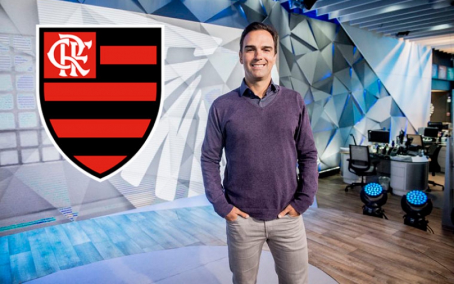 Tadeu Schmidt é apaixonado pelo Flamengo.