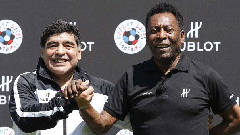 Pelé x Maradona 