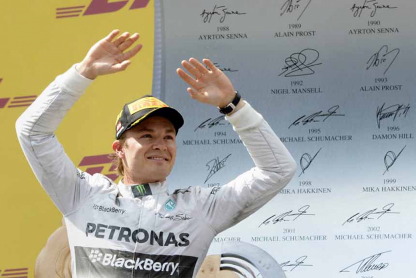 14º lugar: Nico Rosberg - 57 pódios.