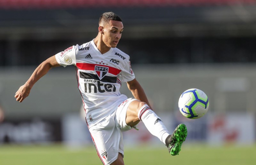 Antony: grande destaque do São Paulo no título da Copinha de 2019, quando tinha 18 para 19 anos.