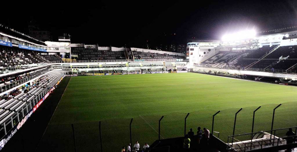 Estádio do Santos como mandante: Vila Belmiro.