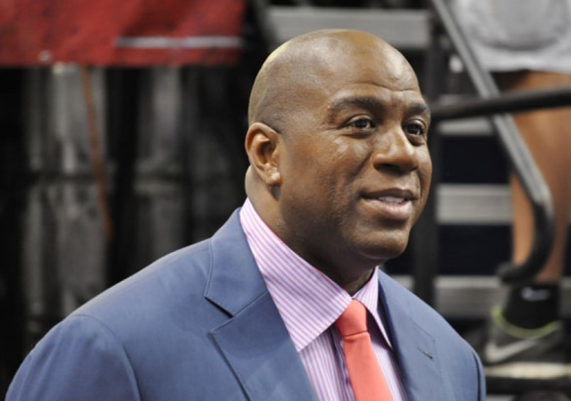 Magic Johnson: ex-armador dos Lakers declarou voto em Biden.