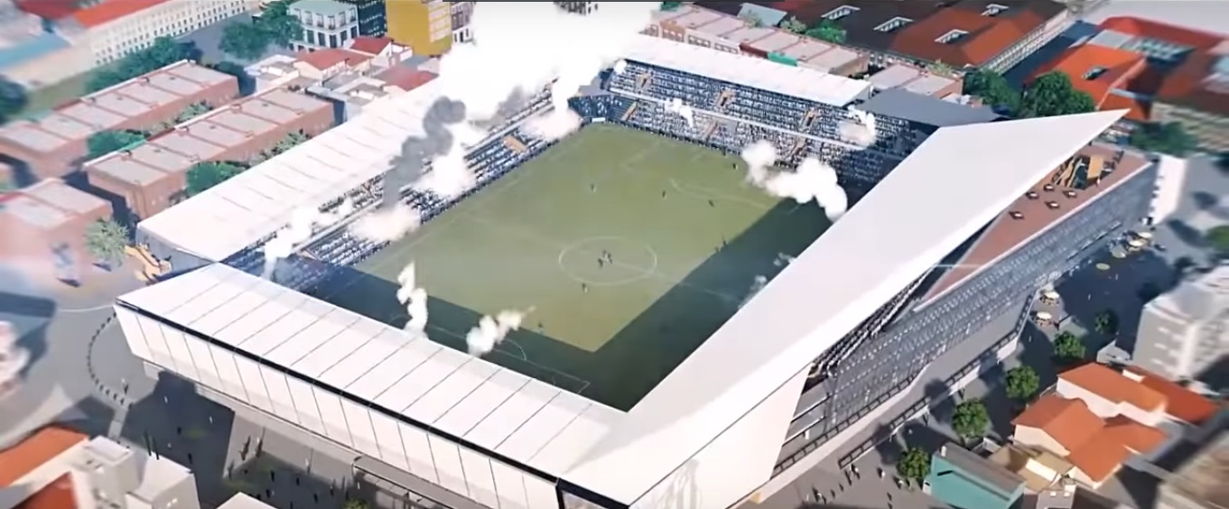 A modernização do estádio custaria cerca de R$ 200 milhões aos cofres santistas.