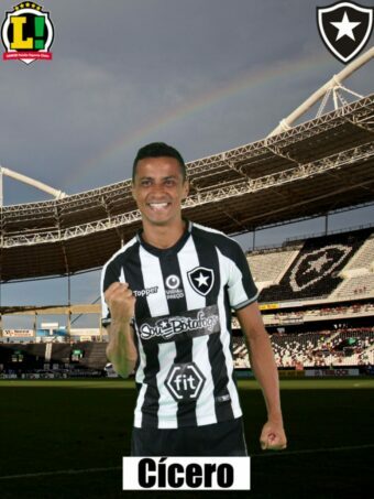 CÍCERO - 4,5 - Teve atuação burocrática e pouco agregou à equipe do Botafogo enquanto esteve em campo.