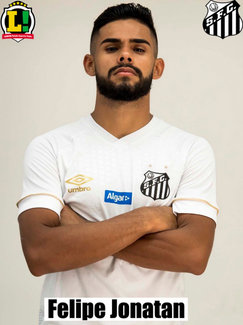 Felipe Jonatan - 5,5 - Teve a melhor chance do primeiro tempo em bola que explodiu na trave, mas abusou dos cruzamentos. Foram 11 e acertou apenas um. 