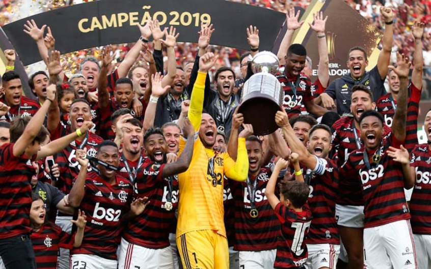 Campeão da Libertadores de 2019: Flamengo venceu o River Plate na final e conquistou o bicampeonato. 