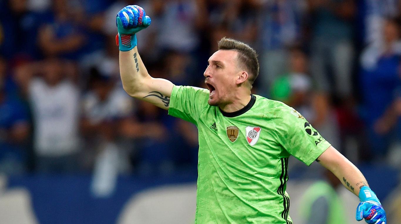 30º - Franco Armani, goleiro, River Plate (7,5 milhões de euros)