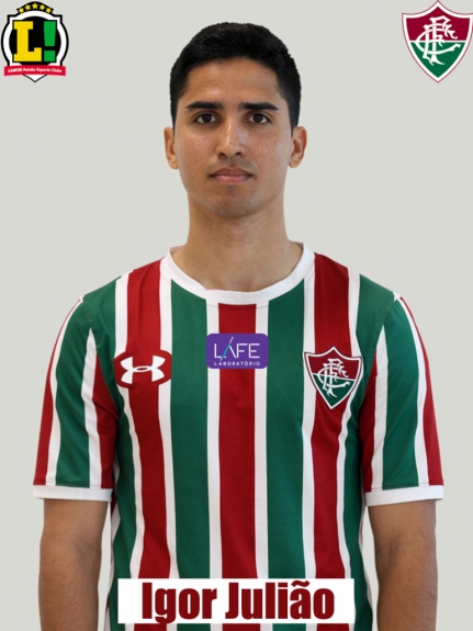 Igor Julião - 5,5 - Improvisado na lateral-esquerda, acabou falhando no gol do Corinthians, ao subir atrasado na bola. Ofensivamente, não teve tanto destaque.