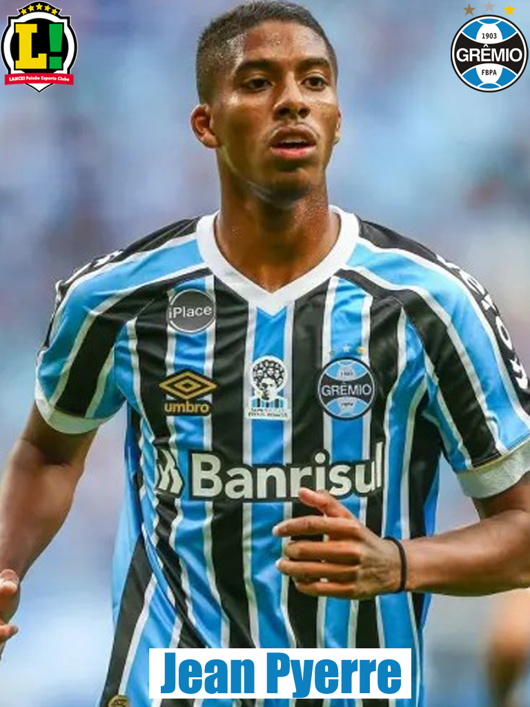 Jean Pyerre - 6,0: Até melhorou a qualidade de passe, mas o Grêmio não deu seguimento as jogadas. Deveria ter começado como titular. 