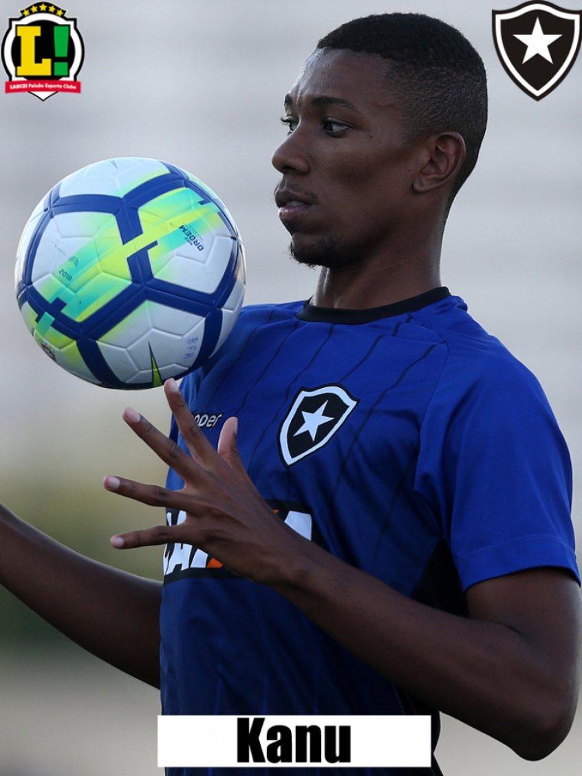 KANU - 6,0 - Bem posicionado, foi peça importante no sistema defensivo do Botafogo. Mostrou qualidade no passe para sair jogando com os homens de meio-campo. 