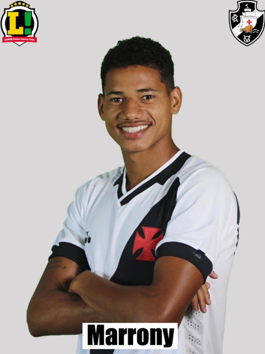 Marrony - 5,5 - Jogando mais aberto pela direita, foi bastante acionado no primeiro tempo e colocou uma bola na trave. No entanto, ao tentar ajudar a defesa, fez o gol contra que quase complicou o Vasco.