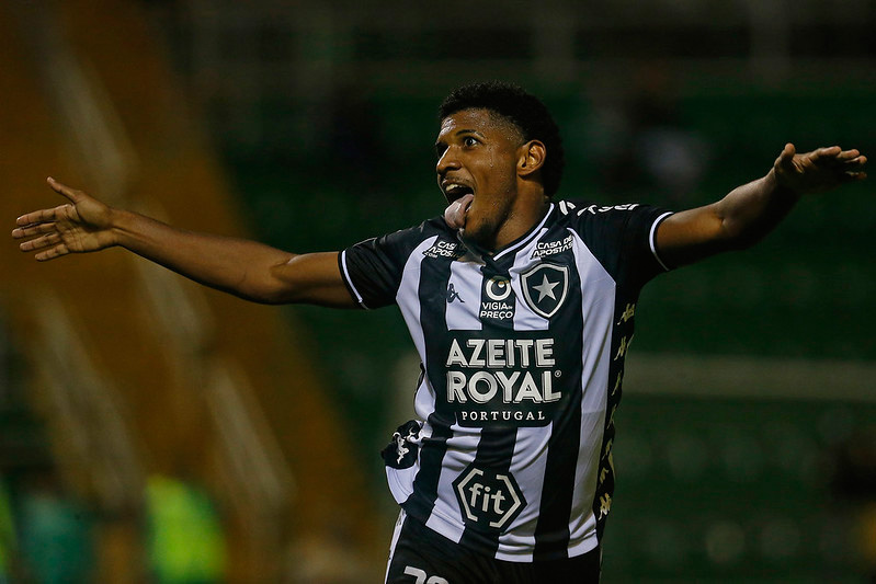 O Botafogo reduziu drasticamente suas chances de rebaixamento nesta quarta-feira, ao vencer a Chapecoense, por 1 a 0, na Arena Condá. O jovem Rhuan fez o primeiro gol dele no profissional e foi o destaque da equipe. Confira as notas do LANCE! (Por Núcleo Botafogo; reporterbota@lancenet.com.br)