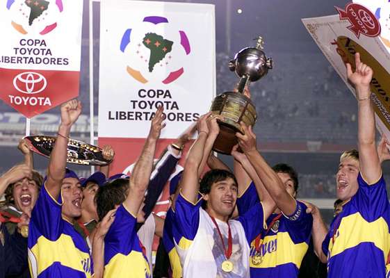 Década de 2000: Boca Juniors (4x) - 2000, 2001, 2003 e 2007