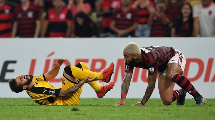 9º - 61.576 pagantes - Flamengo 0 x 1 Peñarol - Libertadores de 2019 (Maracanã) - Renda: R$ 2.662.773.