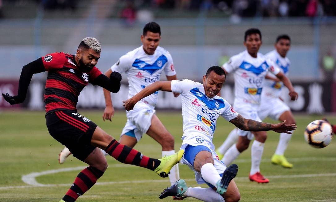 2019 - San José de Oruro 0 x 1 Flamengo, com gol de Gabigol.