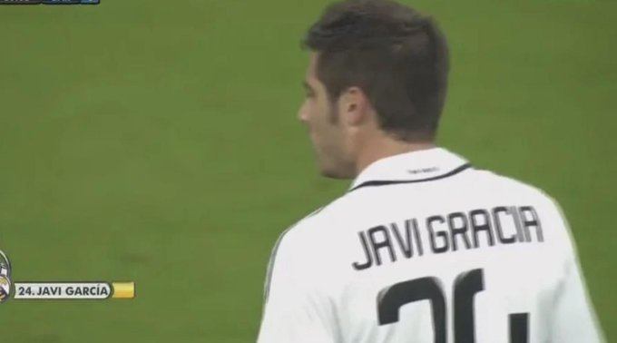 Gafes em camisas de jogadores: Javi Garcia virou Javi Gracia.