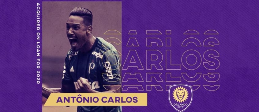 O zagueiro Antônio Carlos foi emprestado pelo Palmeiras ao Orlando City até o fim desta temporada. Ele tem contrato com o Verdão até 2023.