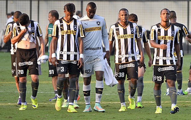 Botafogo: 17º colocado na 6º rodada do Brasileirão de 2014 com 4 pontos. Terminou o campeonato em 19º lugar.