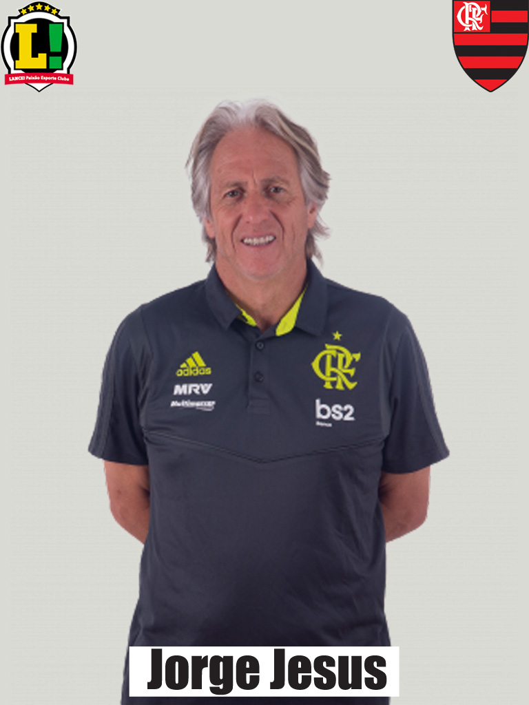 JORGE JESUS - 8,0 - O Flamengo teve amplo domínio sobre o Boavista desde o primeiro tempo. Com suas alterações, teve o mérito de manter a equipe sempre na busca do gol, mas os jogadores não mantiveram a qualidade nas finalizações. 