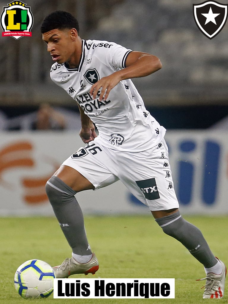 Luis Henrique - 7,5 - Melhor jogador do Botafogo em campo. Rápido e habilidoso, criou jogadas, deu assistência e marcou um bonito gol após fazer fila na entrada da área e acertar um belo chute no canto. 