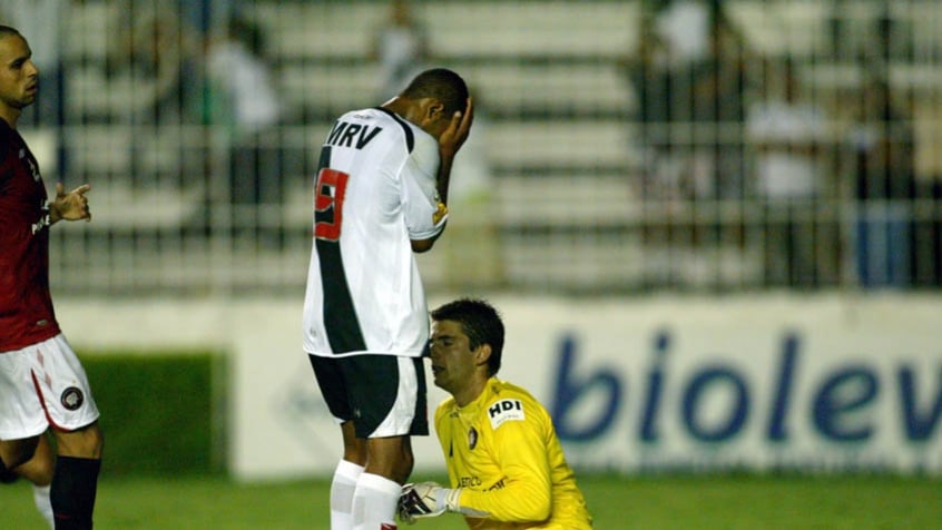 Vasco: 2008 (18ª colocação) - 11 vitórias, 07 empates e 20 derrotas em 38 jogos.