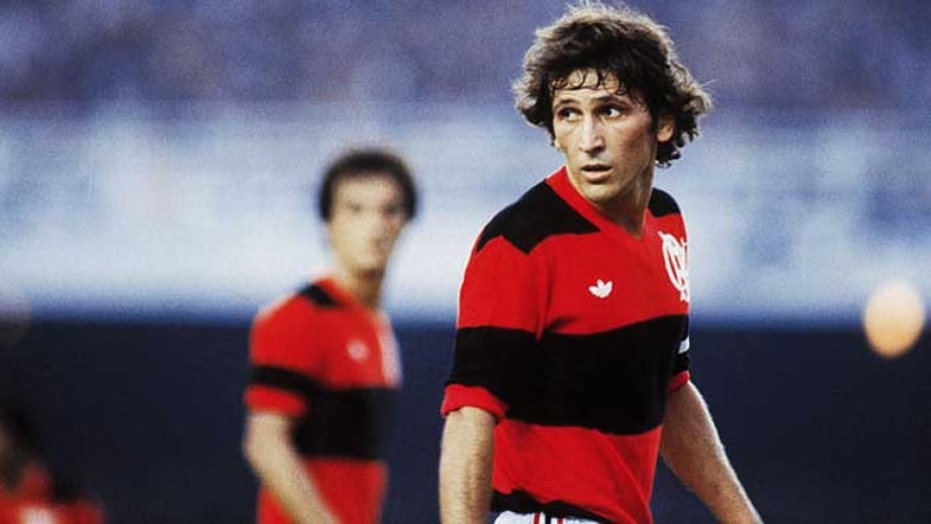 Zico - Maior ídolo do Flamengo, Zico é um dos diversos personagens da Seleção de 1982 que encantou o mundo mas não conseguiu o caneco naquela ocasião.