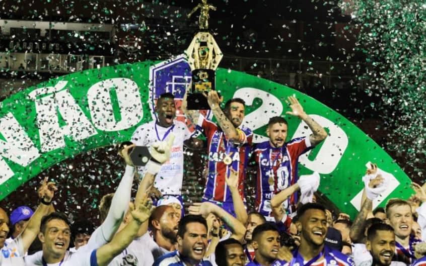 BAHIA (7 títulos) – Baiano (2012/14/15/18/19/20) e Copa do Nordeste (2017).