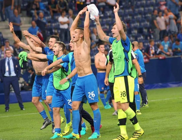 40º lugar: Dinamo Zagreb (Croácia/nível 3) - 156 pontos