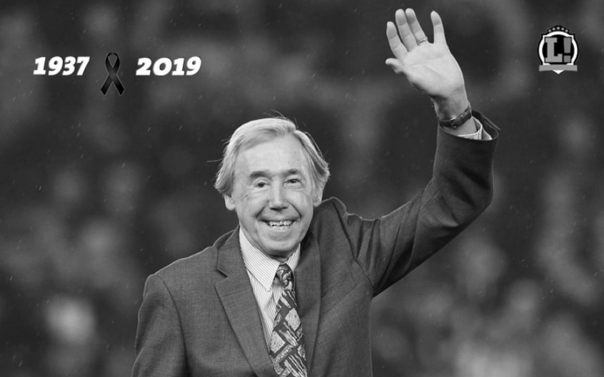 Gordon Banks - Lendário goleiro inglês, Banks faleceu no dia 12 de fevereiro de 2019, aos 81 anos.