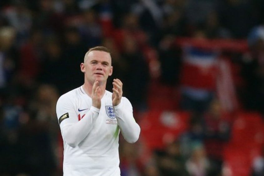 15 – Rooney: hoje no Derby County, o atacante é ídolo no Everton e no Manchester United, clube com o qual venceu uma série de títulos. Também tem história na seleção inglesa