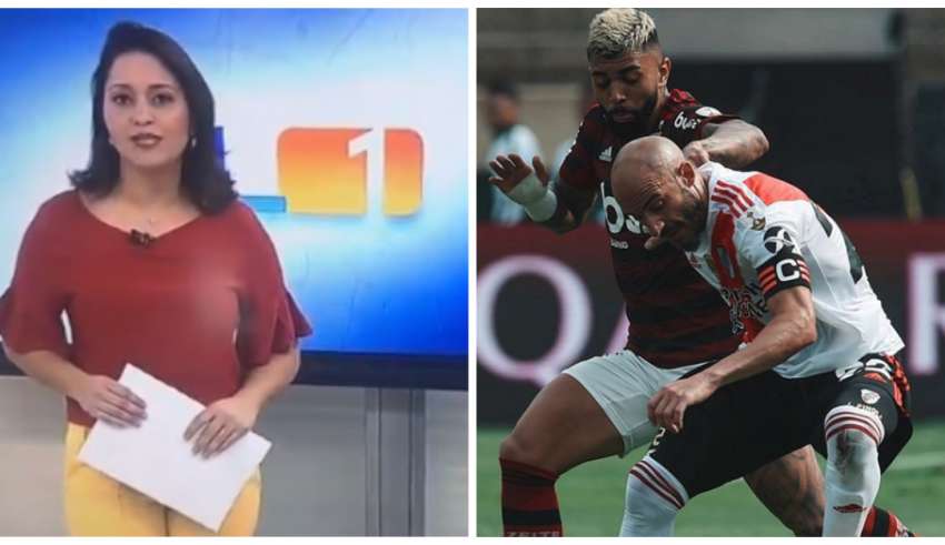 A apresentadora Chrystiane Gonçalves, da TV Gazeta, chamou o adversário do Flamengo na final da Libertadores de Puri Plate. Mais um episódio que não aconteceu em programa esportivo, mas vale a recordação.