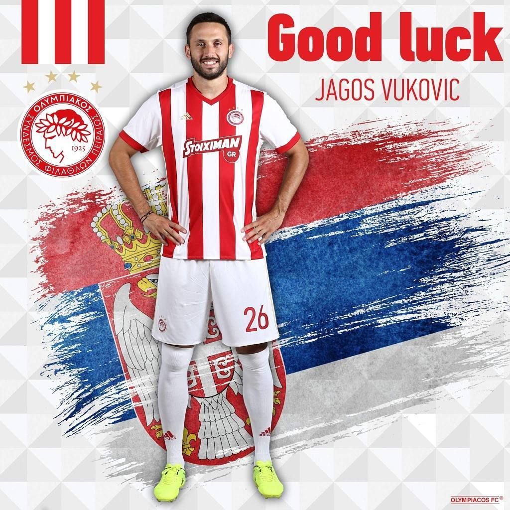 Jagos Vukovic (2 milhões de euros): Sérvia, zagueiro, 31 anos. Último clube foi o Olympiacos (setembro de 2019)