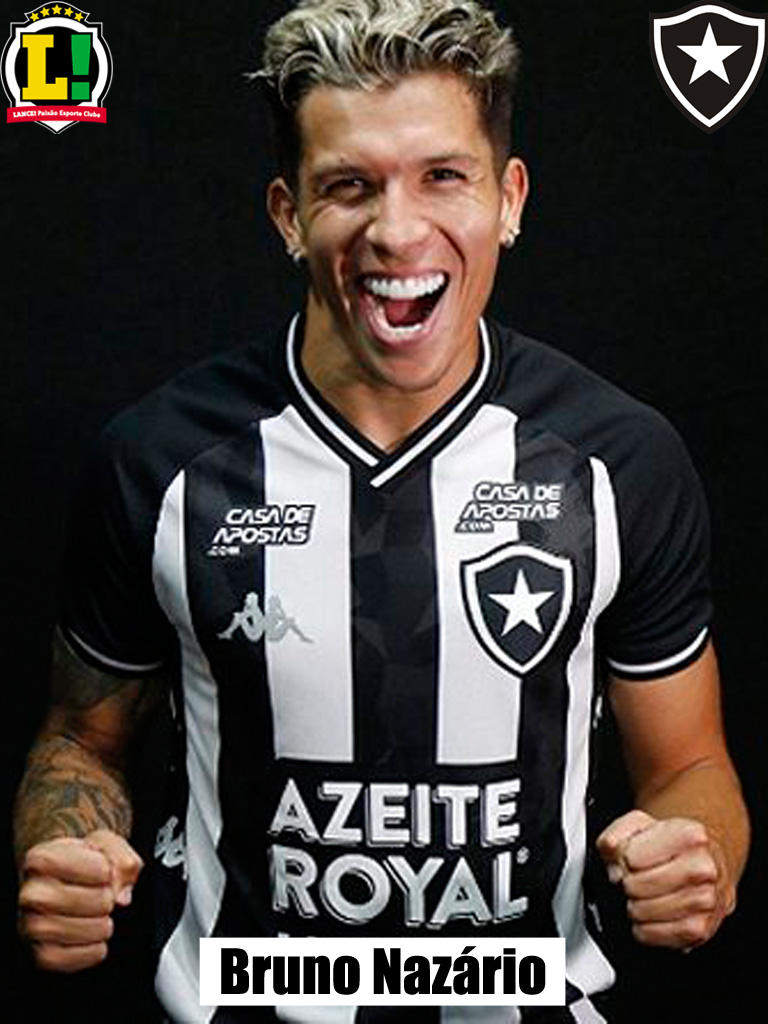 BRUNO NAZÁRIO - 4,5 - Atuando mais aberto, Bruno Nazário pouco ajudou o Botafogo na partida e teve uma atuação muito apagada. Foi substituído por Kelvin no segundo tempo. 