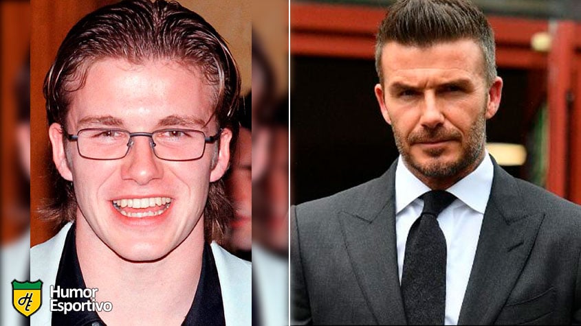 Antes e depois: as mudanças de David Beckham